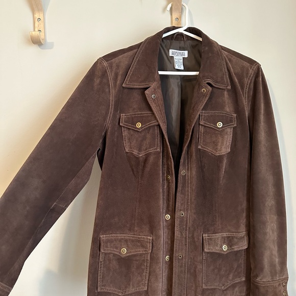Brown Suede Jacket - Picture 2 of 6